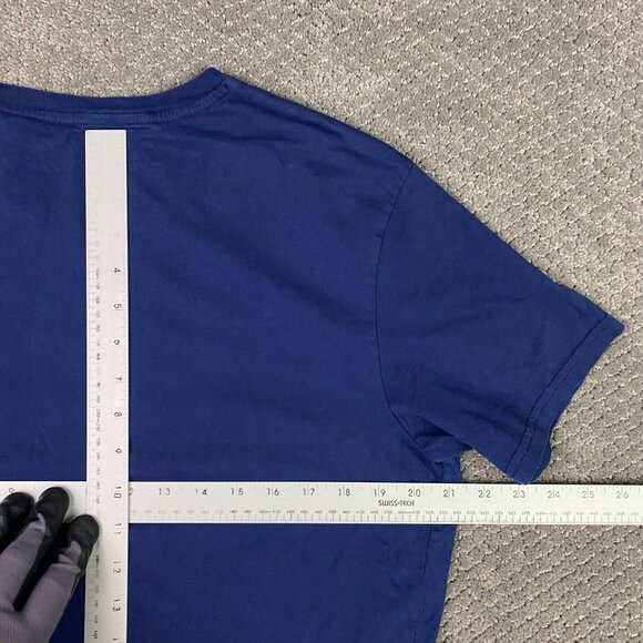 Robert Graham T Shirt Men's Medium Blue Dripping Skull Melting Skulls Cotton - Picture 5 of 7